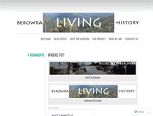 Tablet Screenshot of berowralivinghistory.com